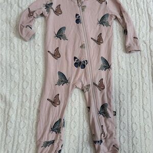 Kyte BABY Pink Butterfly Kids One Piece